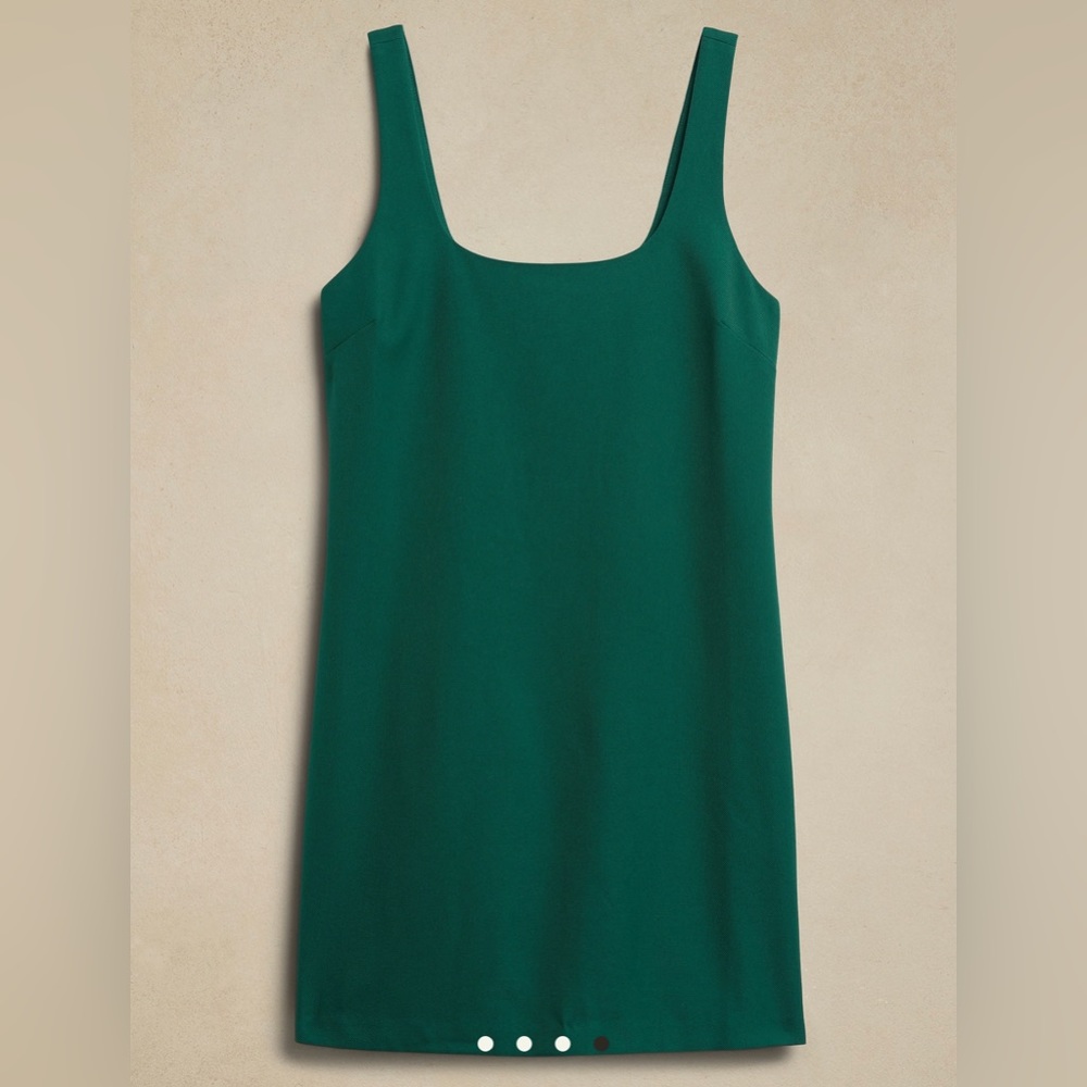 Size 6 Banana Republic Green A-Line Mini Dress